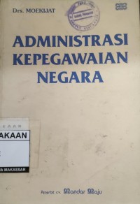 Image of ADMINISTRASI KEPEGAWAIAN NEGARA