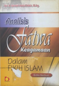 Image of Analisis Fatwa Keagamaan dalam fikih islam