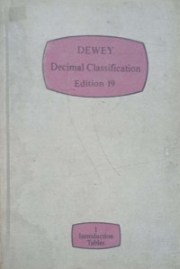 Image of Dewey Decimal Classification