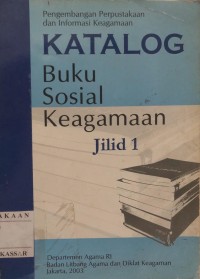 Image of Katalog Buku sosial keagamaan