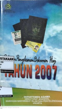 Image of Pedomean Penyelesaian Dokumen Haji Tahun 2007