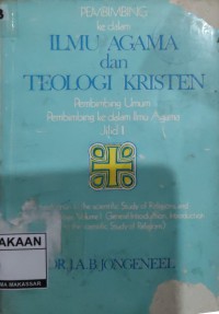 Image of Pembimbing Ke Dalam Ilmu  Agama Dan Teologi Kristen