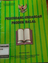 Image of Perundang-Undangan Produk Halal