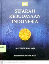 Image of Sejarah Kebudayaan Indonesia : Sistem Teknologi
