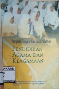 Image of Sinopsip Pendidikan Agama dan Keagamaan