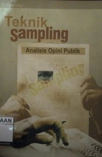 Image of Teknik Sampling : Analisis Opini Publik