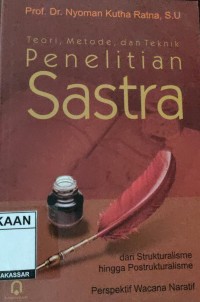 Image of Teori, Metode, dan Teknik Penelitian Sastra