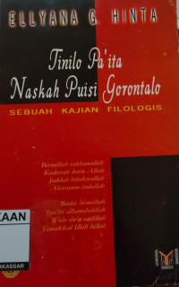 Image of Tinilo Pa'ita: Naskah Puisi Gorontalo